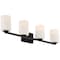Access Lighting Sienna, 4 Light LED Vanity, Matte Black Finish, Opal Glass 62624LEDDLP-MBL/OPL - alternate 4